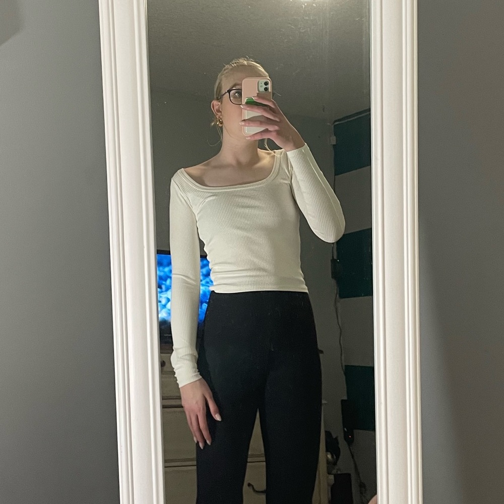 Madewell Cropped Long Sleeve